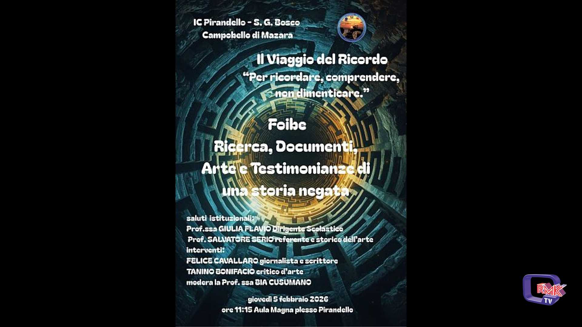 Foibe. Progetto all'istituto Pirandello - Bosco di Campobello di Mazara